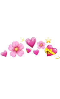 🌸 f8019663 coeur, fleur, étoile, amour, rose, mignon telegram sticker