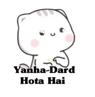 🥲 e5bb8739 Yanha-Dard Hota Hai telegram sticker