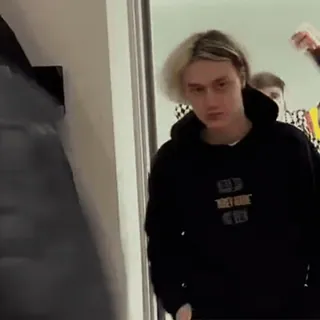 👋 ad29b5b2 THEY HATE
THEY FEAR
THEY RUN 사람, 청소년, 후드티, 체크, 캐주얼 telegram sticker