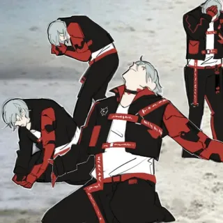 😌 cd8b8bee anime, character, sad, emo telegram sticker