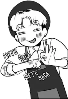 😈 3d67200c METE SACA
METE SACA offensive gesture, ok sign, black and white, cartoon character telegram sticker