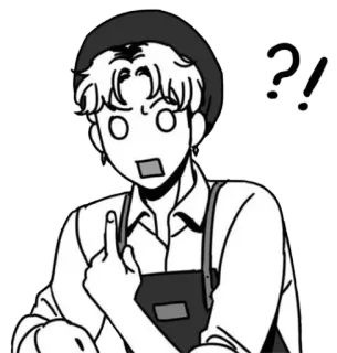 👀 573dab13 cartoon, character, expression, offensive gesture, middle finger telegram sticker