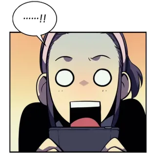 🤯 5452d5e9 ......!! в шоке, удивлен, аниме, манга, реакция, женщина, выражение whatsapp sticker