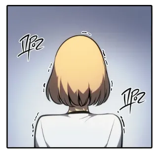 😨 858fc687 피융 Аниме, Манга, Корейский, Звуковой эффект, Звукоподражание whatsapp sticker