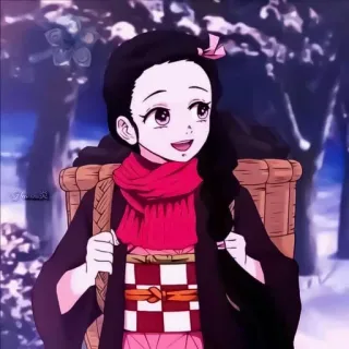 ⛓ 24c12ce4 Nezuko Kamado Demon Slayer anime, nezuko, demon slayer, manga, kawaii, character telegram sticker