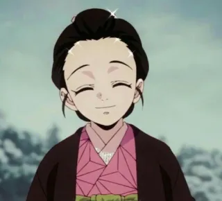 ⛓ a207ea57 Nezuko Kamado Demon Slayer anime, demon slayer, nezuko, cute, girl telegram sticker