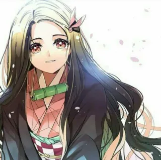 ⛓ b9464aa9 Nezuko Kamado Demon Slayer Nezuko, Demon Slayer, anime, manga, character, illustration telegram sticker