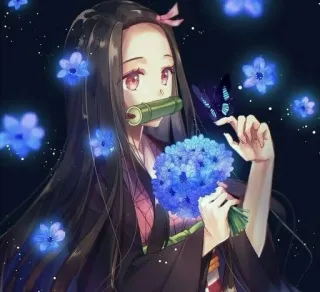 ⛓ c404facb Nezuko Kamado Demon Slayer anime, demon slayer, nezuko, nezuko kamado, manga, kawaii telegram sticker