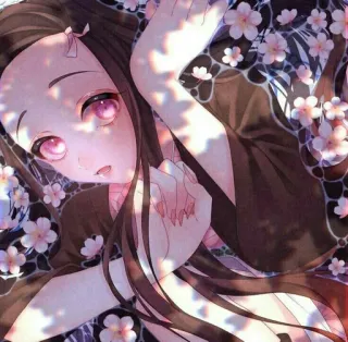 ⛓ ddb1ed7a Nezuko Kamado Demon Slayer anime, nezuko, demon slayer, cute, manga, japanese animation, cartoon telegram sticker