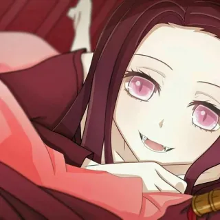 ⛓ e245940a Nezuko Kamado Demon Slayer nezuko, demon slayer, anime, manga, character, japanese animation telegram sticker