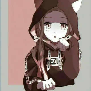 ⛓ f0445ad1 Nezuko Kamado Demon Slayer NEZUKO NEZUKO anime, cartoon, nezuko, demon slayer, manga, girl, cat ears telegram sticker