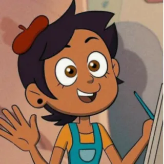 🍃 0498c8e1 Luz Noceda The Owl House мультфильм, персонаж, анимированный, Дом совы, Лус Носеда telegram sticker