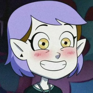 😁 2ee3a608 Amity Blight The Owl House мультфильм, Эмити Блайт, Дом совы, Дисней, анимированный, персонаж telegram sticker