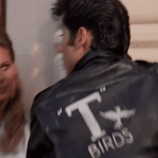 😄 bcf0068b Grease Film, T-Birds, Jacke, 1950er, Gang whatsapp sticker