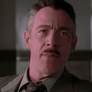 🤣 dca31d4f J. Jonah Jameson Spider-Man Zeitung, Chef, Redakteur, wütend, Spider-Man whatsapp sticker