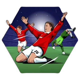 👏 26477d69 fútbol, fútbol, gol, celebración, jugadores, deportes telegram sticker