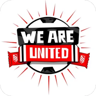 🤝 34385260 WE ARE UNITED fútbol, fútbol, deportes, equipo, unidos telegram sticker