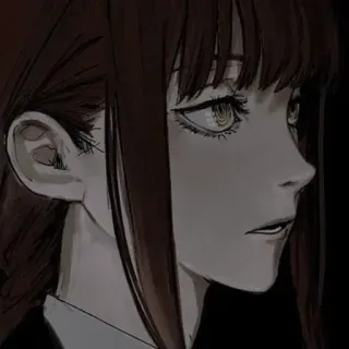 🔗 becfe092 Makima Chainsaw Man 애니메이션, 만화, 체인소 맨, 마키마 telegram sticker