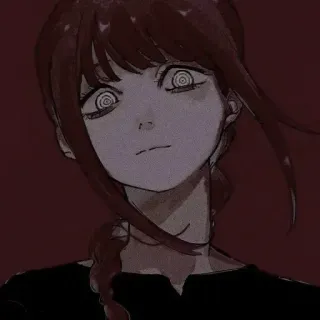 🔗 cbe70399 Makima Chainsaw Man 애니메이션, 만화, 체인소 맨, 마키마 telegram sticker