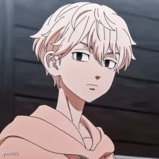 😕 362b4e77 Mikey Tokyo Revengers Anime, Postać, Manga, Mikey, Tokyo Revengers, Nastolatek, Chłopak telegram sticker