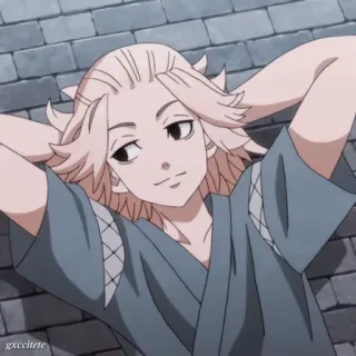 😃 86c00bac Manjiro Sano Tokyo Revengers Anime, Manjiro Sano, Tokyo Revengers, Mikey, Gang, Przywódca telegram sticker