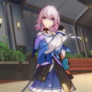 💌 eb77ace8 动漫, 女孩, 粉色头发, 卡通, 插画 telegram sticker