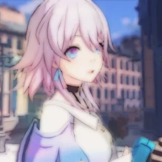 💌 f9c49fba 动漫, 女孩, 卡通, 角色, 数字艺术 telegram sticker