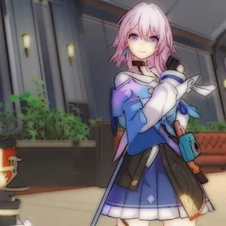 💌 ff981eaa 动漫, 人物, 可爱, 漫画, 卡哇伊, 女孩, 贴纸 telegram sticker