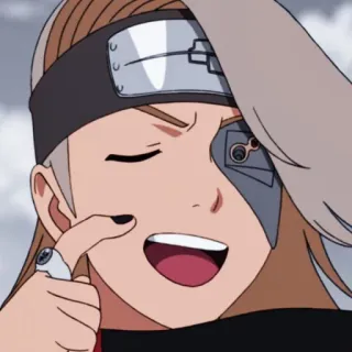 🖇 23a51539 Deidara Naruto Deidara, Naruto, Anime, Personagem, Adesivo whatsapp sticker