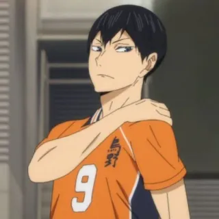 🖇 2c7c3f4d Tobio Kageyama Haikyuu!! Anime, Haikyuu, Tobio Kageyama, Vôlei, Esportes, Desenho animado whatsapp sticker