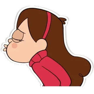 😚 fc026a3d Mabel Pines Gravity Falls kreskówka, postać, animacja, Mabel Pines, Gravity Falls, dziewczyna telegram sticker