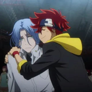 🥢 287ce813 Anime, Câlin, Amitié, Personnage, Dessin animé, Émotionnel telegram sticker