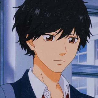 🥢 5e356eba อนิเมะผู้ชาย, ตัวละครอนิเมะ, ชุดนักเรียน, ภาพเหมือน, หล่อ, มังงะ whatsapp sticker