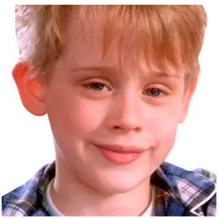 🙂 12eb92bc Kevin McCallister Home Alone kevin, macaulay culkin, home alone, gezicht, jongen, kind telegram sticker