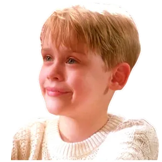 🙂 e37a3b6d Kevin McCallister Home Alone Kevin McCallister, Home Alone, film, huilen, kind, verdrietig telegram sticker