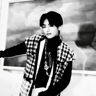 🔪 ad0a9e4e V V, Kim Taehyung, BTS, K-pop, Idol, Penyanyi telegram sticker