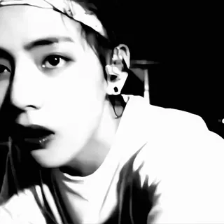 🔪 d7ab19a9 V K-pop, penyanyi, V, BTS, Korea, selebriti, idola telegram sticker