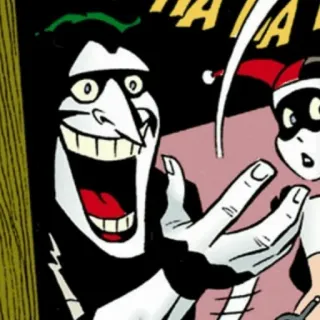 📎 210f0338 The Joker Batman HA HA HA HA joker, dc comics, penjahat, komik, harley quinn, ha ha ha, kartun whatsapp sticker