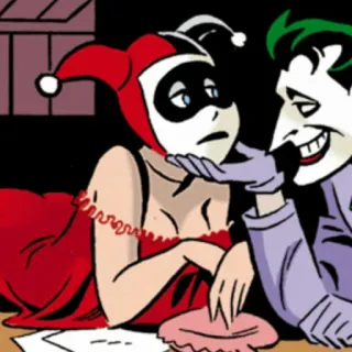 📎 4365451e Harley Quinn Harley Quinn, Joker, DC Comics, penjahat, antihero whatsapp sticker