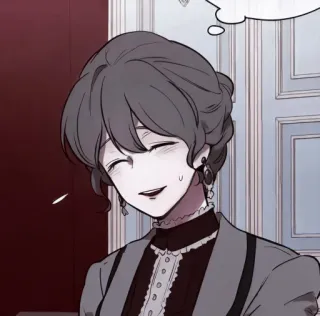 🎞 33f004e5 女人, 卡通, 角色, 插画, 艺术, 微笑 whatsapp sticker