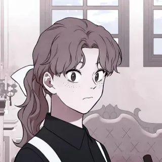 🪜 d1d3d001 卡通, 女孩, 动漫, 肖像 whatsapp sticker