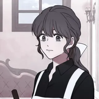 🎞 e9bc0202 动漫, 女仆, 角色, 女性 whatsapp sticker