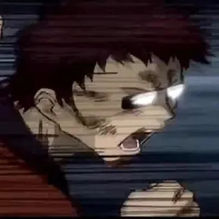 😡 3a186231 anime, man, anger, cartoon, fight whatsapp sticker