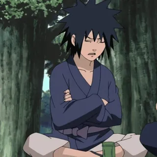 🌑 46115dc9 Madara Uchiha Naruto Аниме, Персонаж, Учиха, Мадара, Ниндзя whatsapp sticker