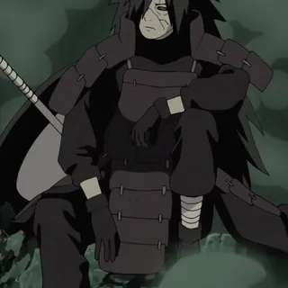 🌑 7b0162b6 Madara Uchiha Naruto Аниме, Манга, Учиха, Ниндзя, Злодей whatsapp sticker