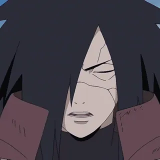 🌑 9bd6c510 Madara Uchiha Naruto Аниме, Манга, Ниндзя, Учиха, Злодей whatsapp sticker