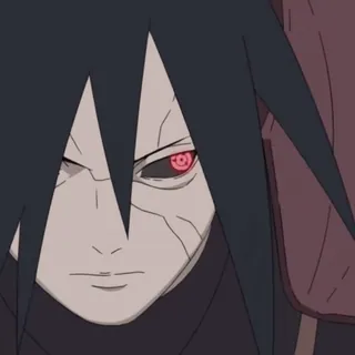 🌑 fe2f17b1 Madara Uchiha Naruto Аниме, Шаринган, Учиха, Мангекё, Злодей whatsapp sticker