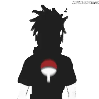 ⭐ b2a398ba klan uchiha, naruto, anime, manga, simbol, jepang telegram sticker