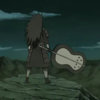 🗝 881b77ad Madara Uchiha Naruto Anime, Personnage, Épée, Guerrier, Arme telegram sticker