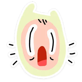 😯 44bbe74b Kartun, Monster, Lucu, Stiker, Kocak telegram sticker